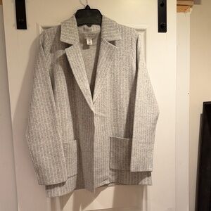 Sincerely Jules grey sweater blazer